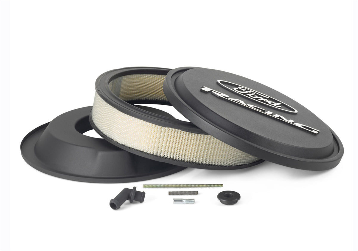 Ford Performance Ford Racing Slant Edge Air Cleaner-Black — detail (FRP302-380)
