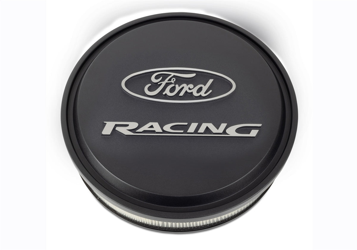 Ford Performance Ford Racing Slant Edge Air Cleaner-Black — in use (FRP302-380)