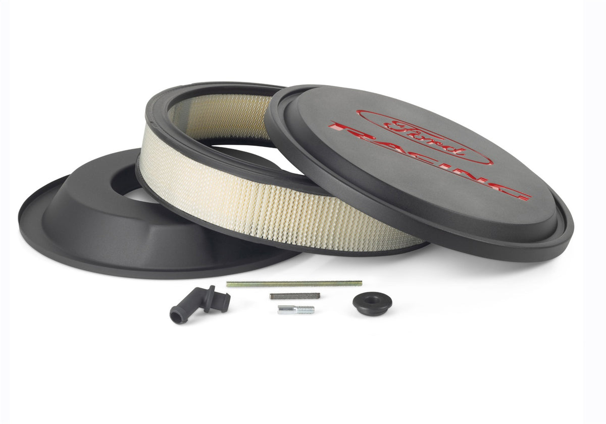 Ford Performance Ford Racing Slant Edge Air Cleaner Black/Red — detail (FRP302-385)