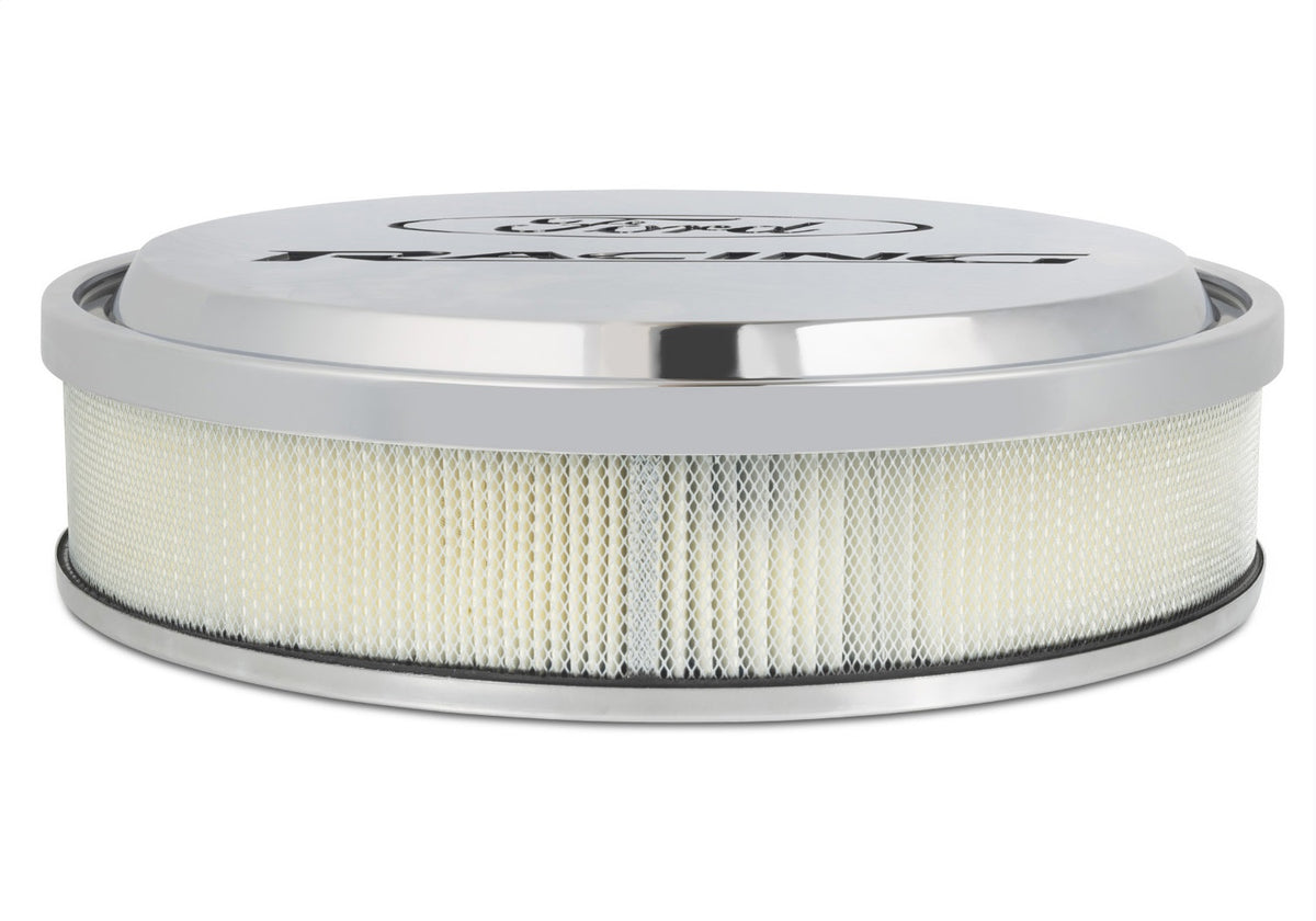 Ford Performance Ford Racing Slant Edge Air Cleaner Chrome — additional view (FRP302-384)