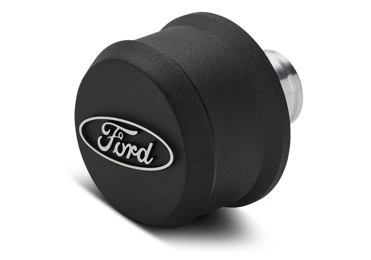 Ford Performance Ford Slant Edge Breather-Black — alternate view (FRP302-435)