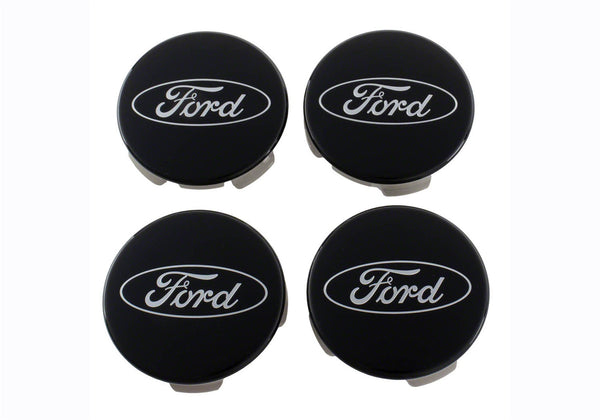 Ford Performance Ford Truck/SUV Black And Chrome Wheel Center Cap Kit (FRPM-1096K-BCT)