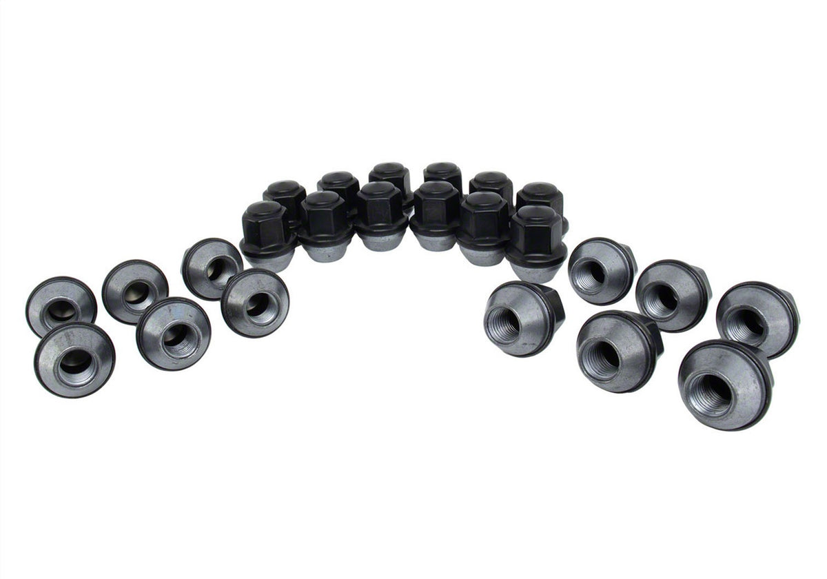 Ford Performance M12 X 1.5 Black Lug Nut Vehicle Kit of 24 — additional view (FRPM-1012K-BR)