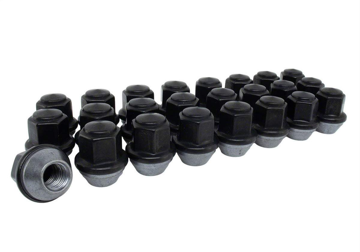 Ford Performance M12 X 1.5 Black Lug Nut Vehicle Kit of 24 — alternate view (FRPM-1012K-BR)