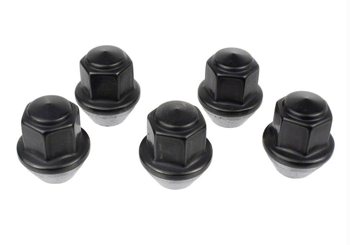 Ford Performance M12 X 1.5 Black Lug Nut Wheel Kit of 5 (FRPM-1012-BSB)