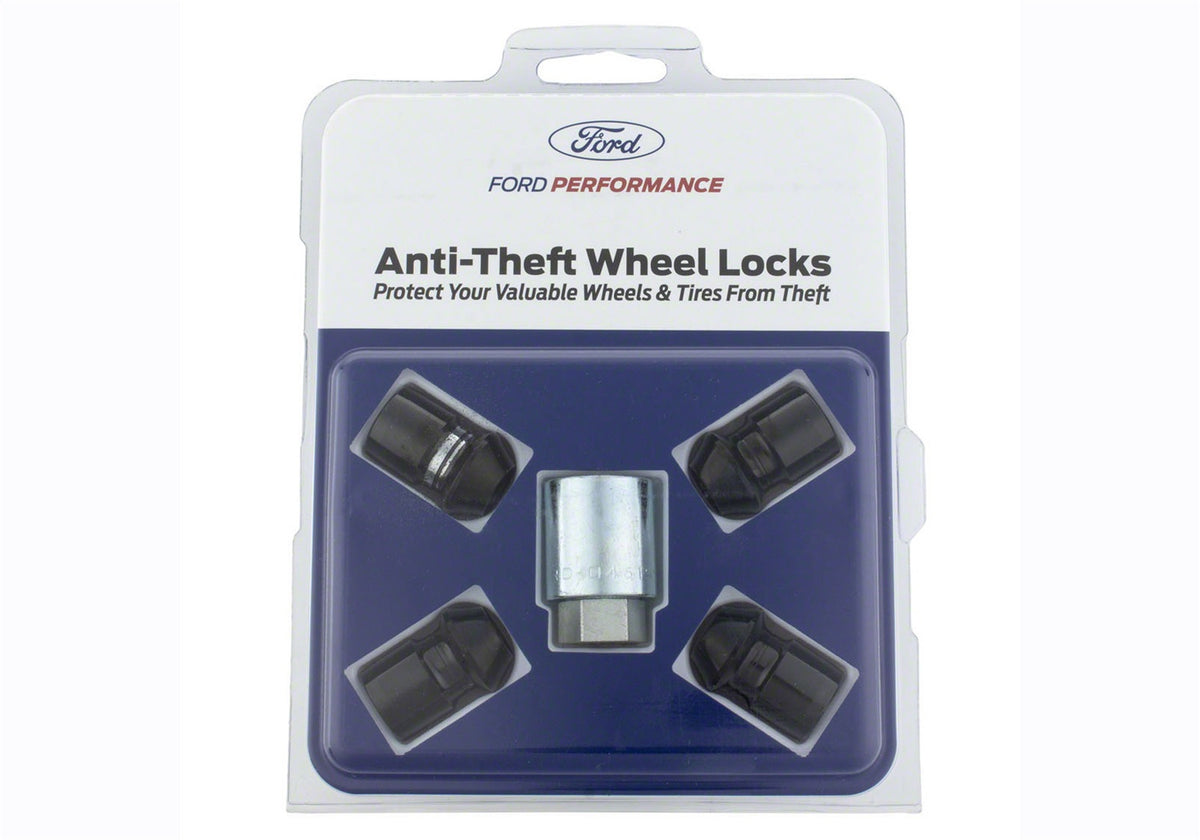 Ford Performance M12 X 1.5 Black Security Lug Nut Kit of 4 — additional view (FRPM-1A043-B)