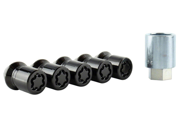 Ford Performance M12X1.5 Black Security Lug Nut Kit of 5 (FRPM-1A043-B5)