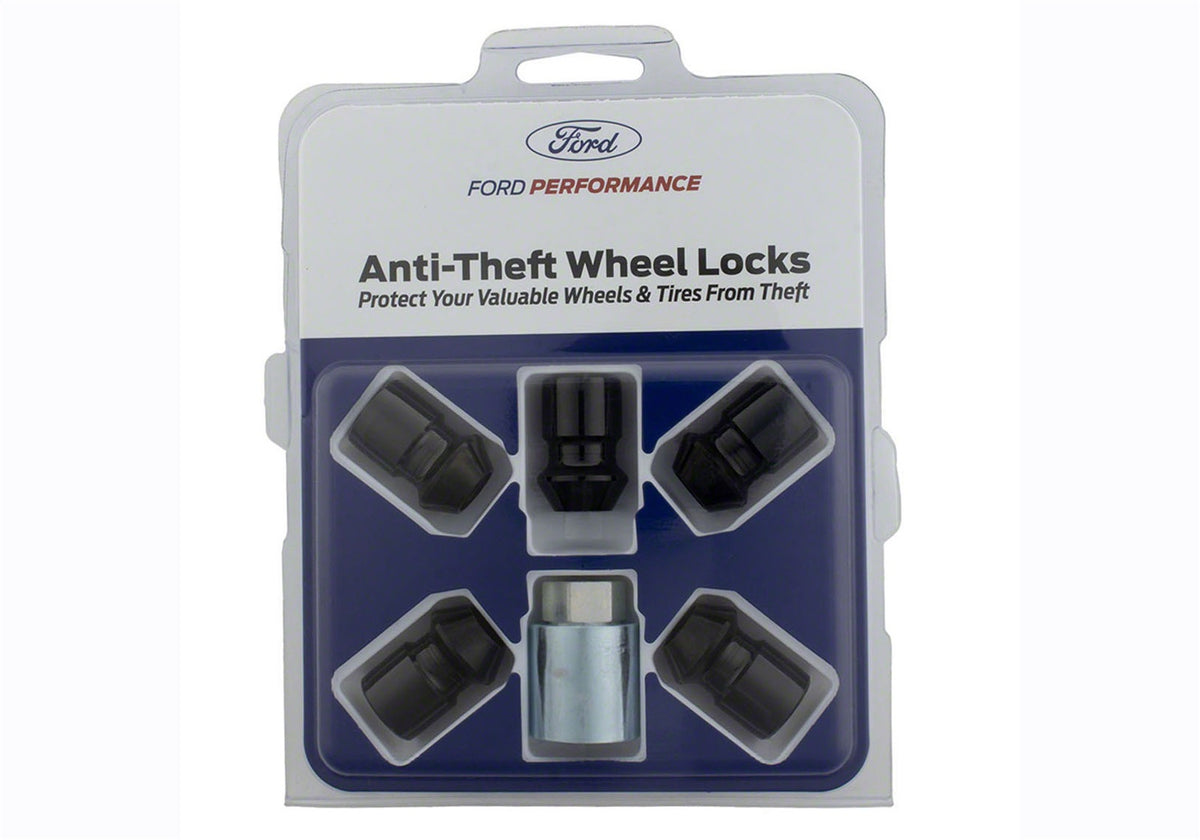 Ford Performance M12X1.5 Black Security Lug Nut Kit of 5 — additional view (FRPM-1A043-B5)