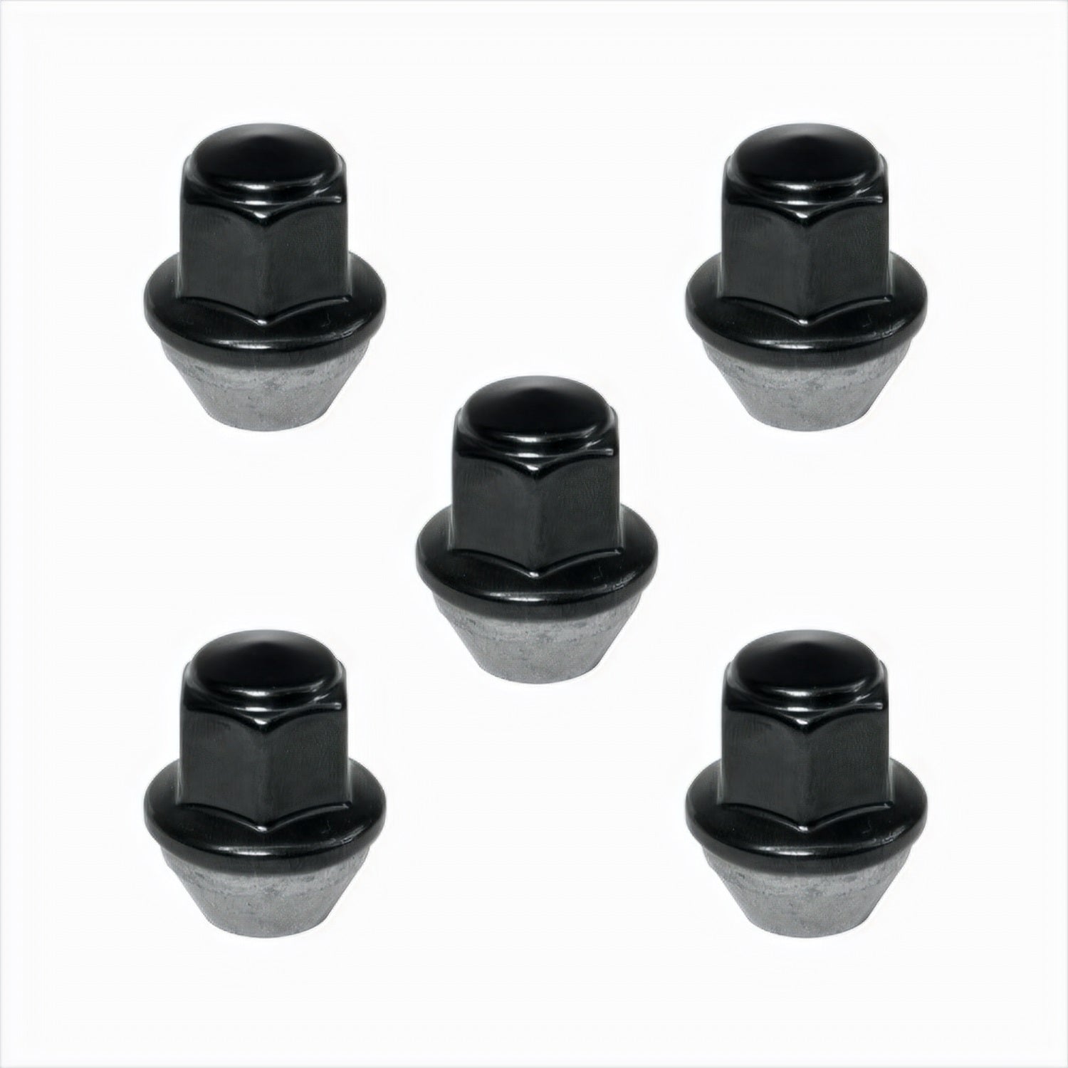 Ford Performance M14 X 1.5 Black Lug Nut Wheel Kit of 5 (FRPM-1012-MB)