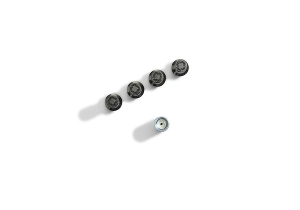 Ford Performance M14 X 1.5 Black Security Lug Nut Kit Of 4 (FRPM-1A043-C)
