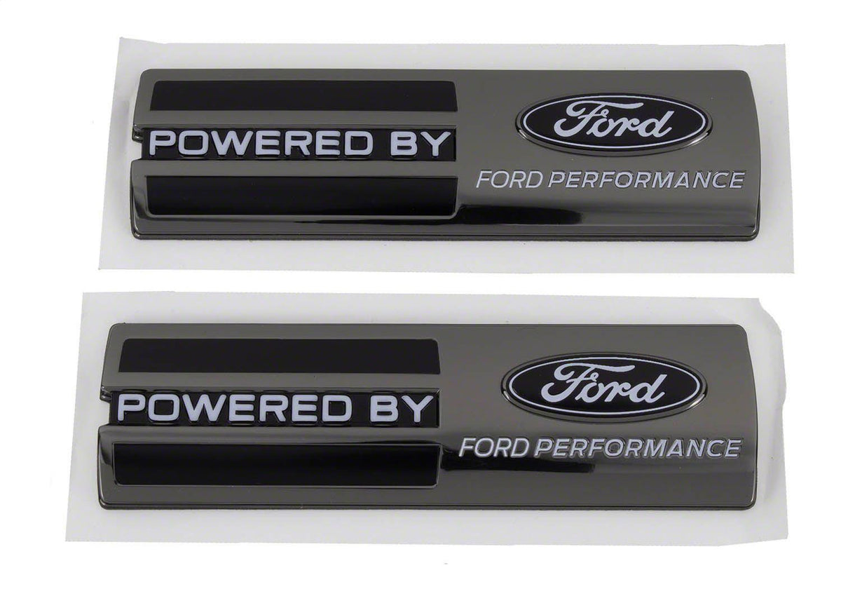 Ford Performance Powered By Ford Performance Badge-Black — alternate view (FRPM-16098-PBFPB)
