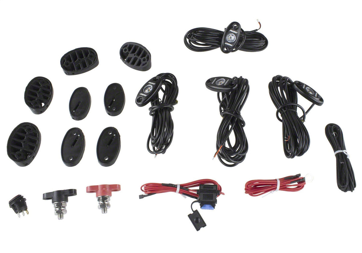 Ford Performance Rigid Off-Road Under Body/Rock Light Kit-Amber — additional view (FRPM-15200-RUNA)