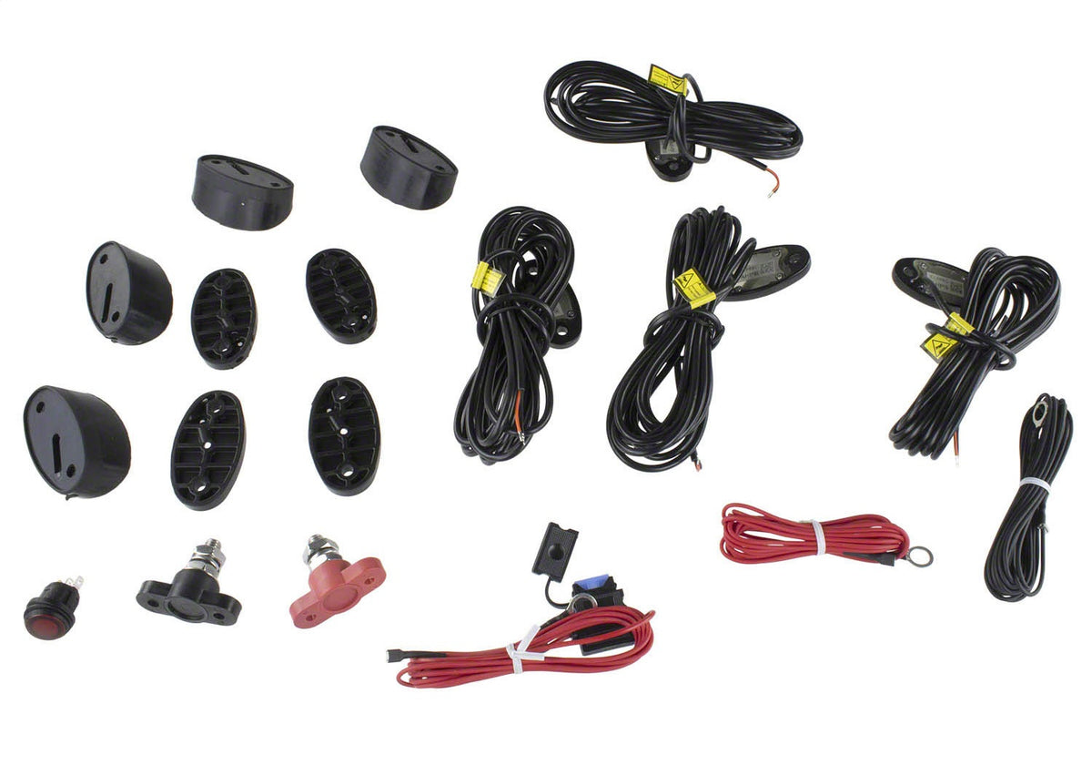 Ford Performance Rigid Off-Road Under Body/Rock Light Kit-Amber — in use (FRPM-15200-RUNA)