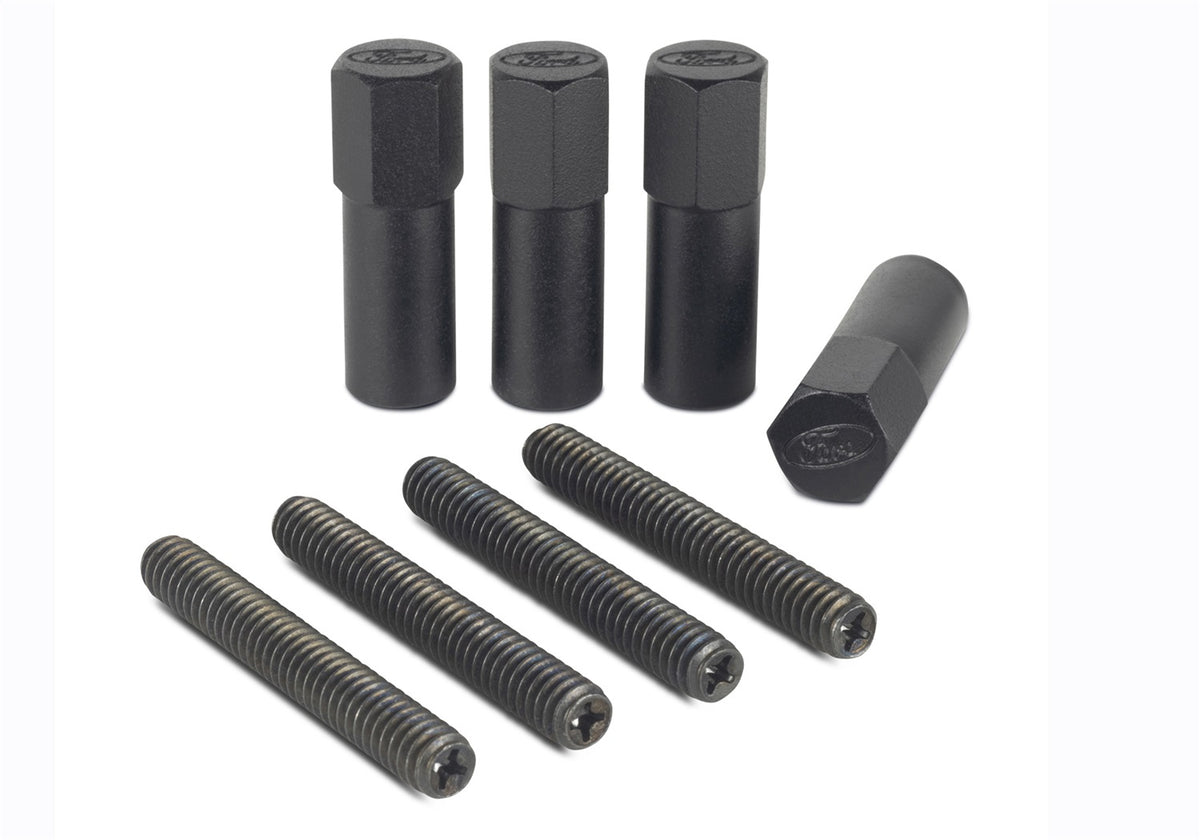 Ford Performance Valve Cover Hold Down Mini-Nuts: Black Crinkle Finish — detail (FRP302-316)