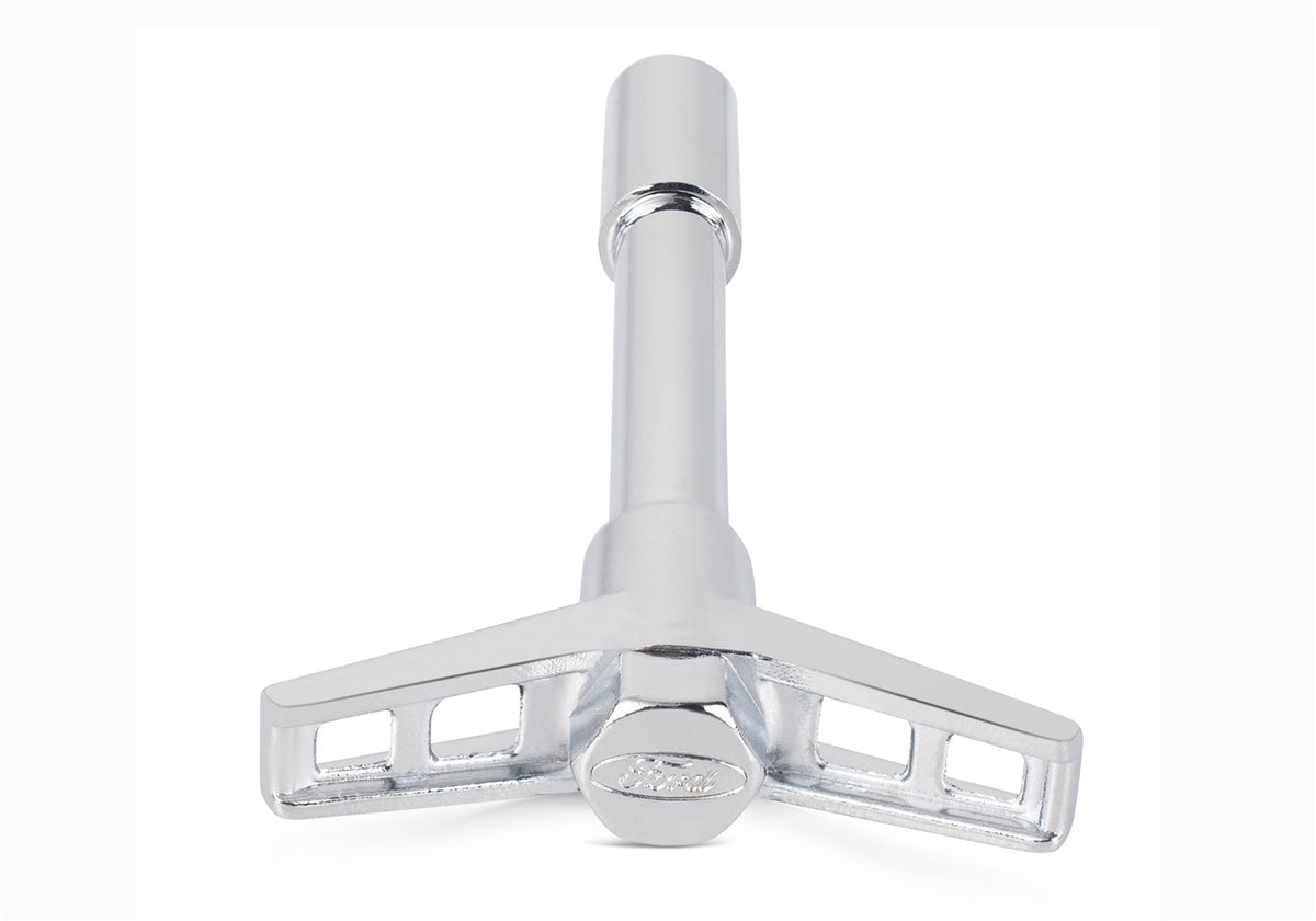 Ford Performance Valve Cover Hold Down Wing Nuts: Chrome — in use (FRP302-325)