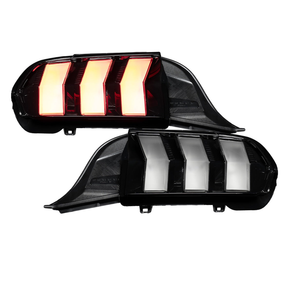 Form Lighting 2024+ Ford Mustang Sequential LED Tail Lights Red (Pair) - FL0089