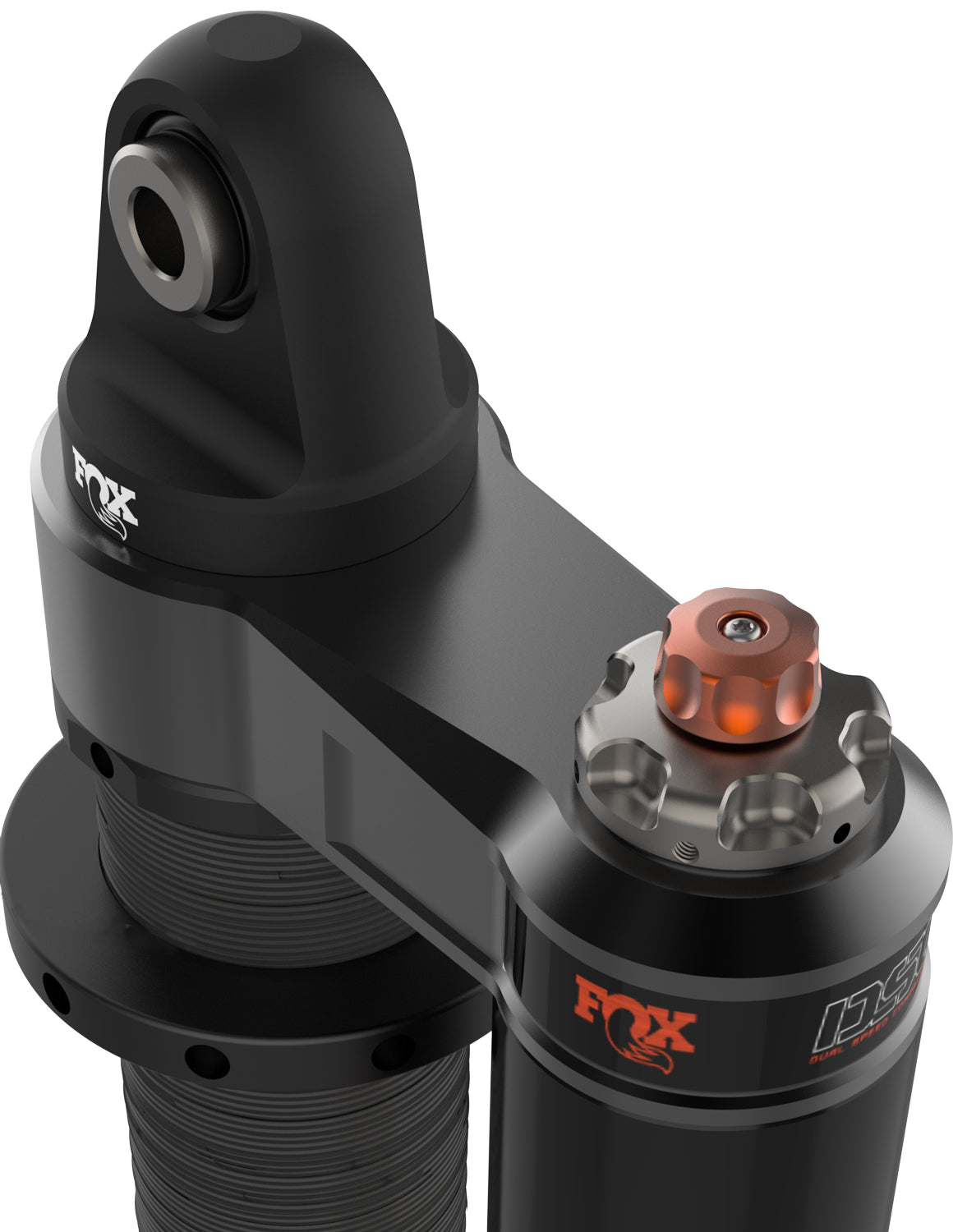 Fox 2.5 Factory Race Series 10in Coil-Over Internal Bypass Piggyback Shock w/DSC Adjuster - 981-25-600-3