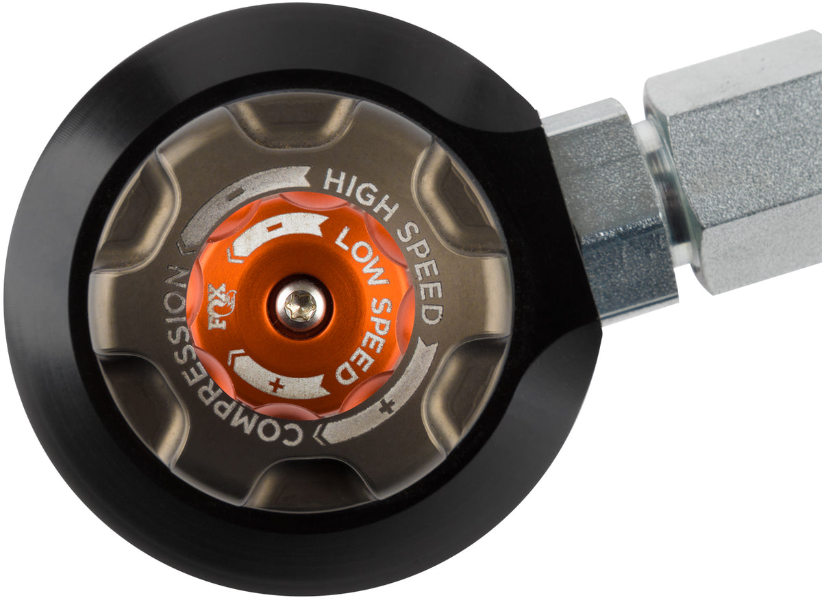 Fox 07-18 Jeep JK 2.5 Perf Elite Series Reservoir Shock Front 2.5in R/R 2.5-4in (Pair) w/ DSC Adj. - 883-26-091