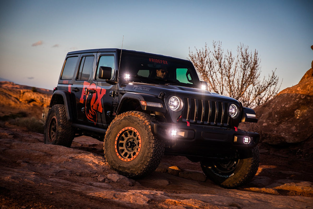 Fox 18-Up Jeep JL / 20-Up Gladiator 2.0 Factory Series Gen2 2.0in. Trvl 10in. Ext Rear Bump Stop IFP - 883-02-169