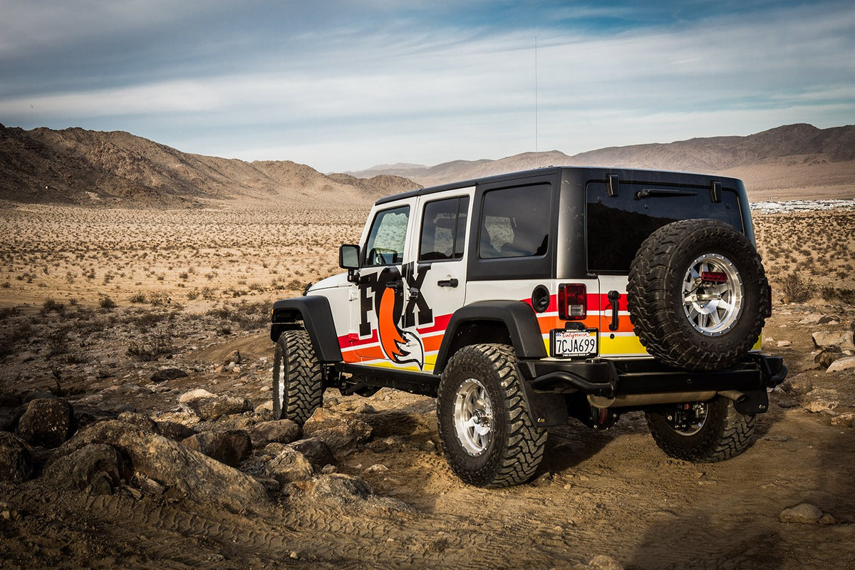 Fox 07+ Jeep JK 2.0 Factory Series 11.6in. Smooth Body R/R Rear Shock w/CD Adj. / 4-6in. Lift - 985-26-012