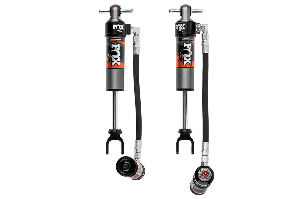 BDS Suspension FOX 2.5 Front Shocks w/ DSC Reservoir Adjuster | 1.5-2.5 Inch Lift | Performance Elite Series | 2020-2026 Chevy Silverado and GMC Sierra 2500HD / 3500HD