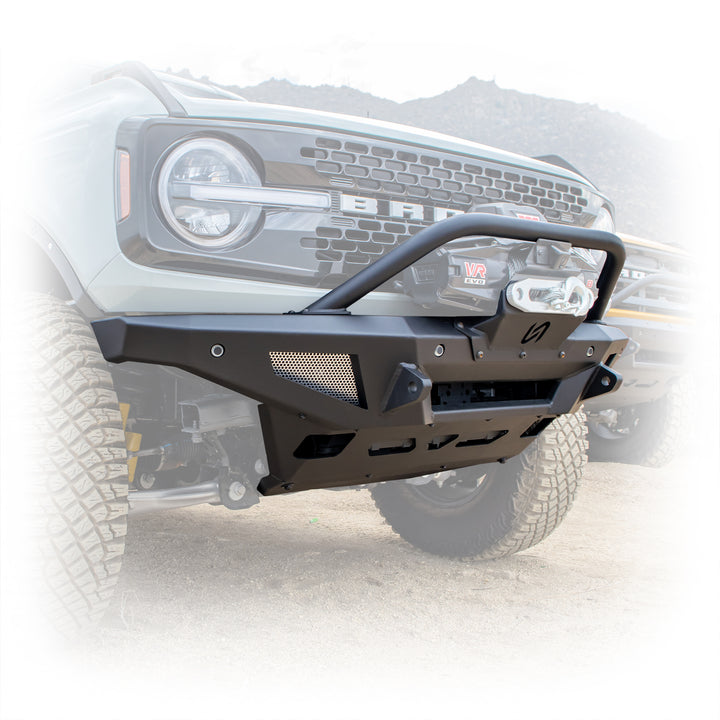 Turn Offroad 2021+ Ford Bronco Front Bumper Package - FB1-M1P for 2021-2026 Ford Bronco - front view