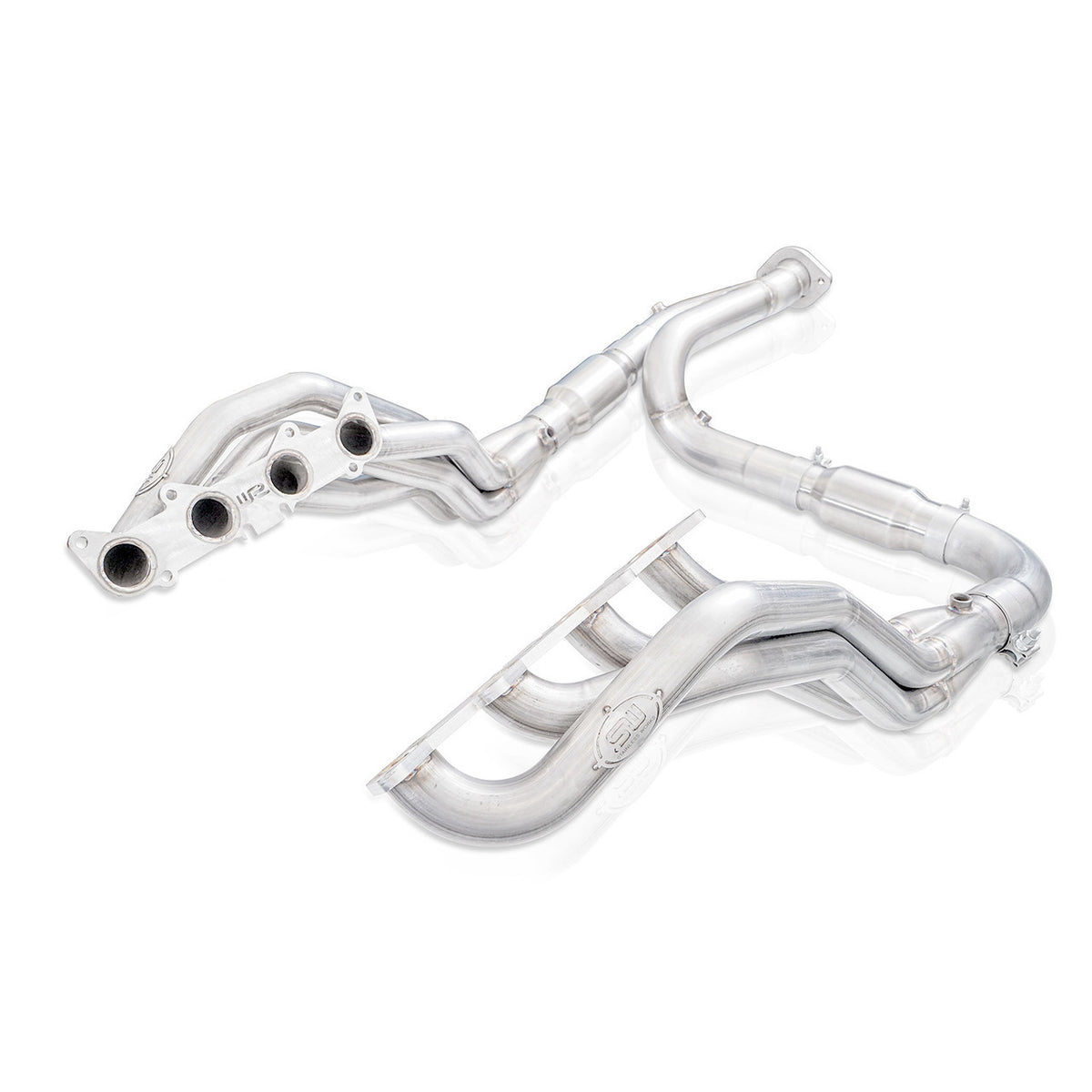 Stainless Works - 2021-2026 F-150 5.0L Long Tube Header Kit Factory Connect - FT21HCATY