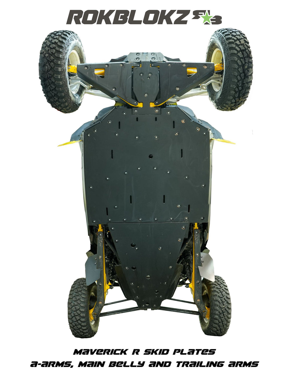 RokBlokz Can-Am Maverick R Skid Plate