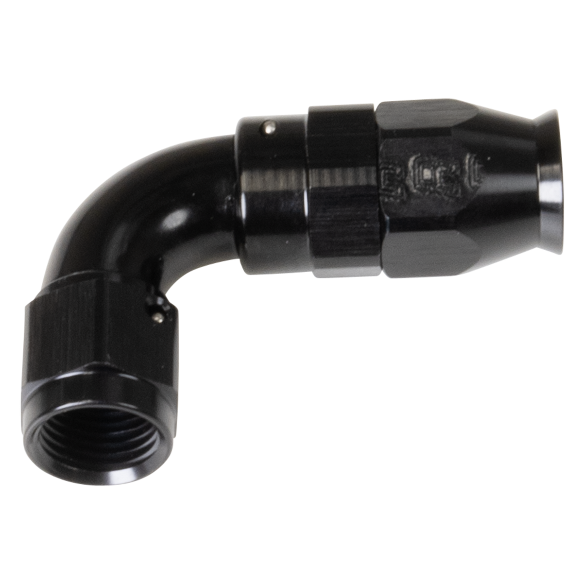 Russell Black 90 -6 Pro Ptfe Hose End - 550513 - front view