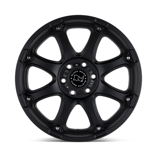 Black Rhino Hard Alloys Glamis 18X9 8X170 +12MM Matte Black