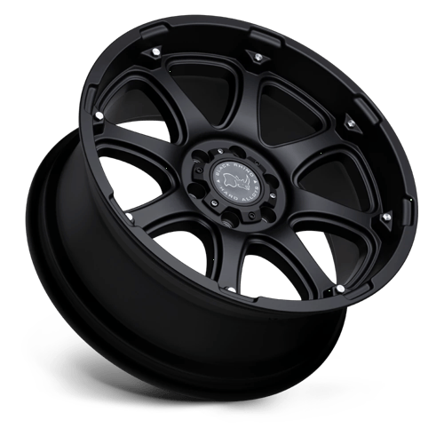 Black Rhino Hard Alloys Glamis 18X9 6X135 -12MM Matte Black