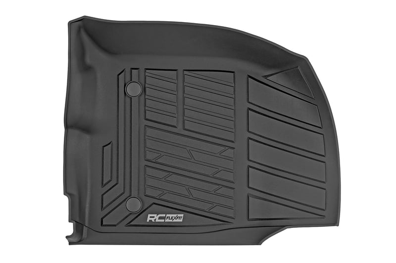 Rough Country - Flex-Fit Floor Mats - First & Second Row - Chevy/GMC 1500/2500HD/3500HD (19-26 & Refresh) - FF-21612