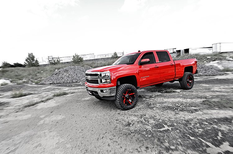 Rough Country - 7 Inch Lift Kit - Bracket - M1 Struts/M1 - Chevy/GMC 1500 (14-16) - 29840 for 2014-2016 Chevrolet Silverado 1