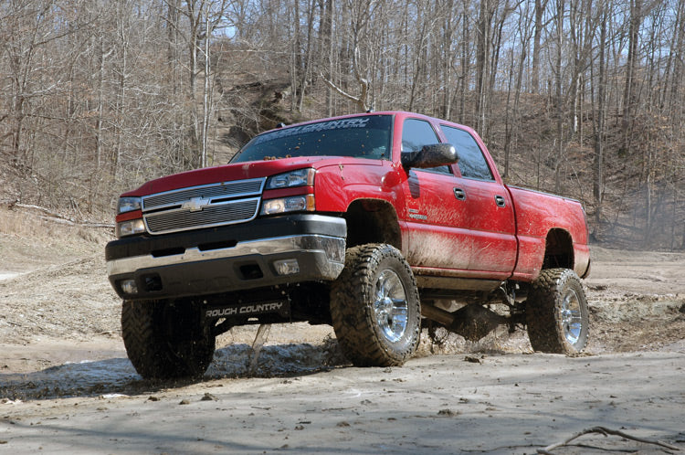 Rough Country - 6 Inch Lift Kit - V2 - Chevy Silverado & GMC Sierra 2500HD 4WD (2001-2010) - 29770 by Rough Country - angle v