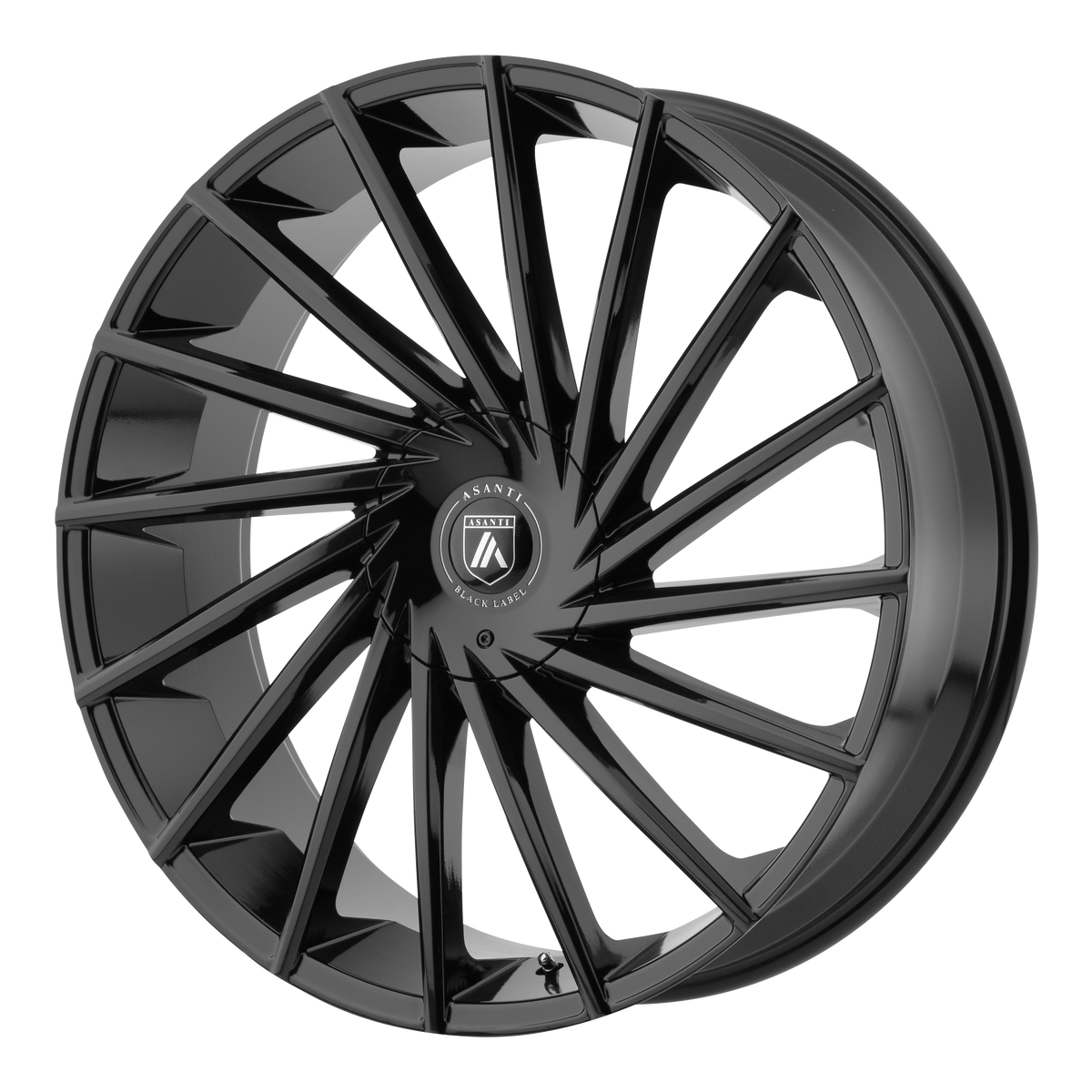 Asanti Black Abl-18 Matar 20X8.5 BLANK +30MM Gloss Black