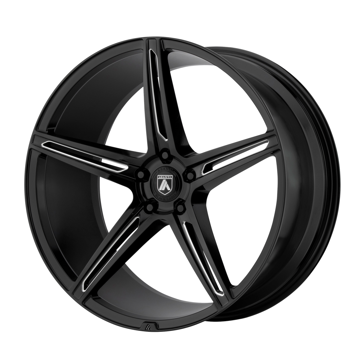 Asanti Black Abl-22 Alpha 5 20X10.5 BLANK +20MM Gloss Black Milled