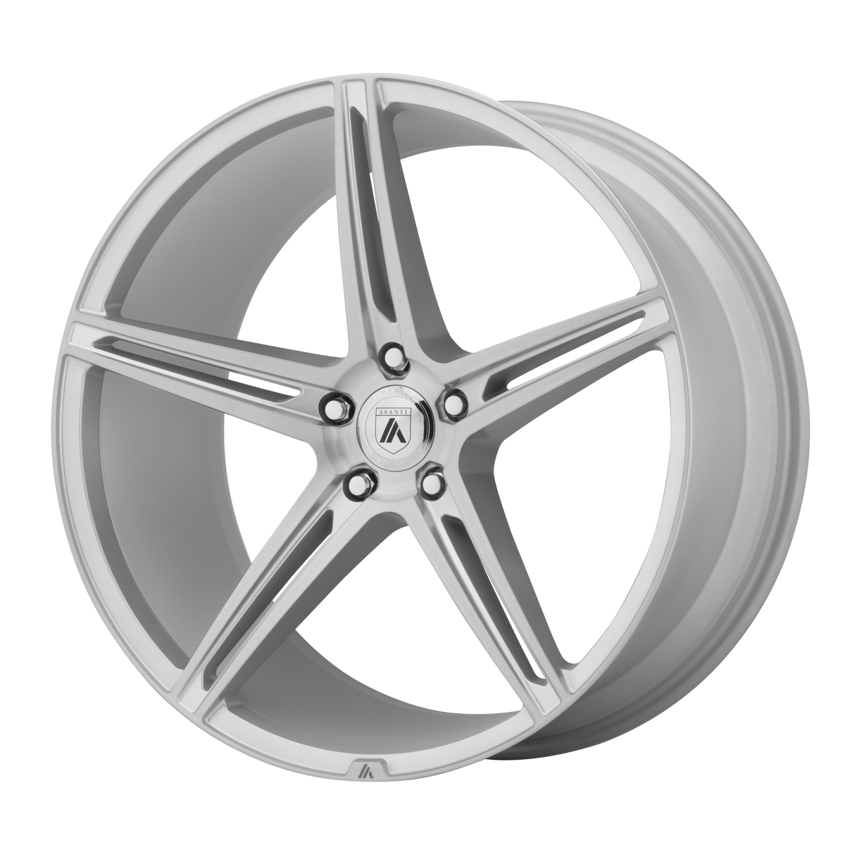 Asanti Black Abl-22 Alpha 5 22X10.5 5X130 +35MM Brushed Silver