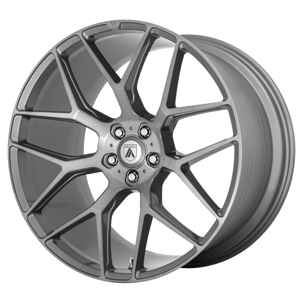 Asanti Black Abl-27 Dynasty 22X10.5 5X130 +25MM Titanium Brushed