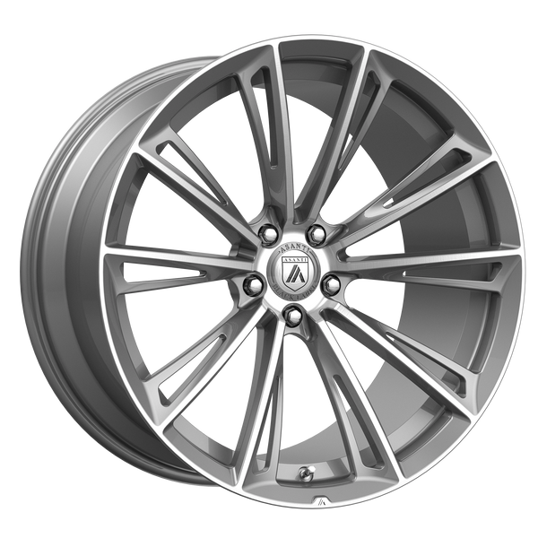 Asanti Black Abl30 Corona 22X10.5 5X120 +35MM Titanium Brushed
