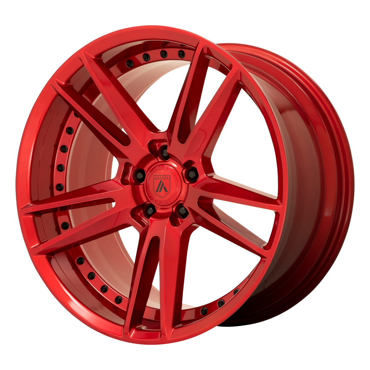 Asanti Black Abl-33 Reign 20X9 5X114.3 +35MM Candy Red