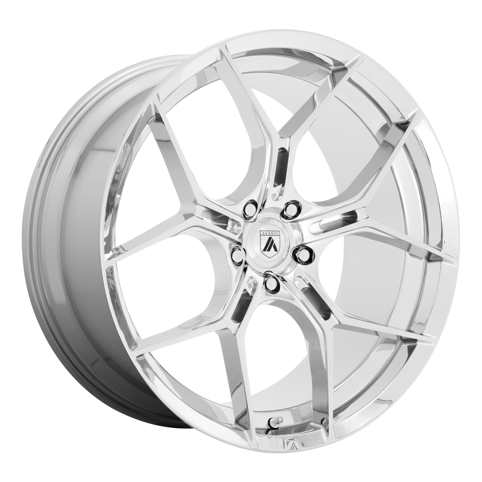 Asanti Black Abl-37 Monarch 22X9 5X114.3 +38MM Chrome