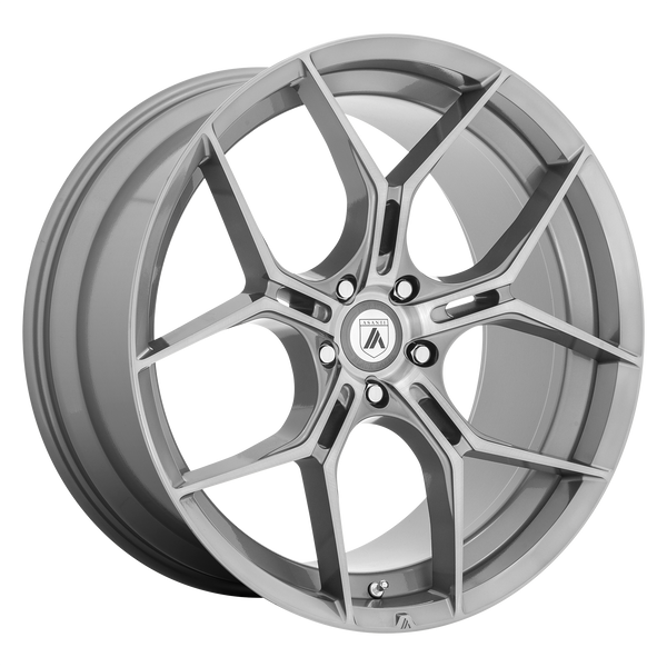 Asanti Black Abl-37 Monarch 20X9 5X114.3 +38MM Titanium Brushed