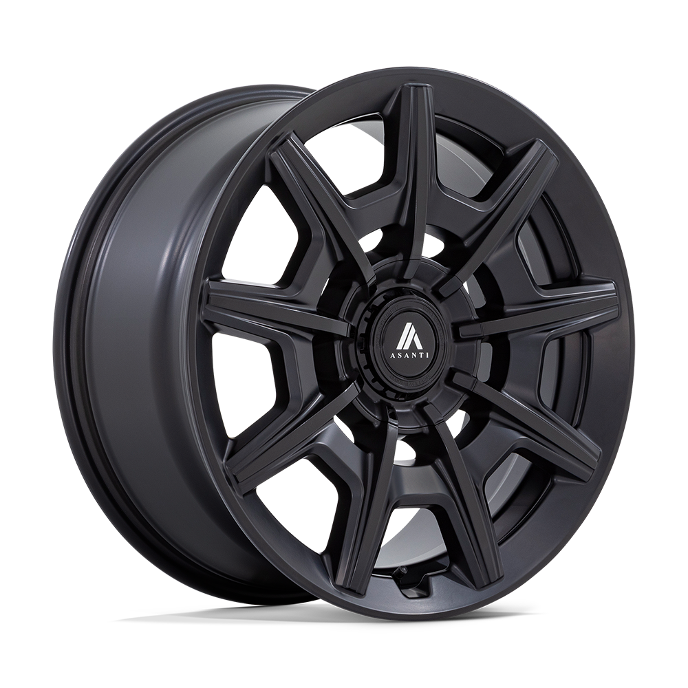 Asanti Black Ab041 Esquire 22X9 5X112/5X120/5X120 +35MM Satin Black Gloss Black Face