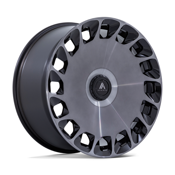 Asanti Black Ab045 Aristocrat 20X9 BLANK +15MM Gloss Black Machined Fc W/ Ddt