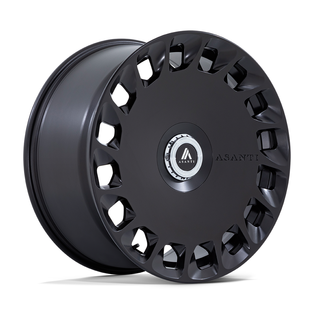 Asanti Black Ab045 Aristocrat 24X10 BLANK +15MM Matte Black