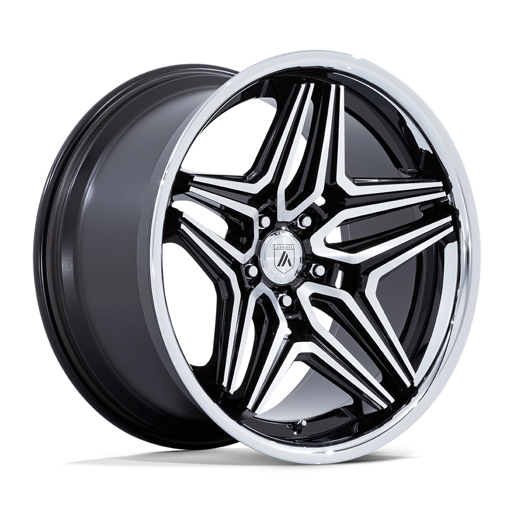 Asanti Black Ab046 Duke 22X9 BLANK +15MM Gloss Black Machined