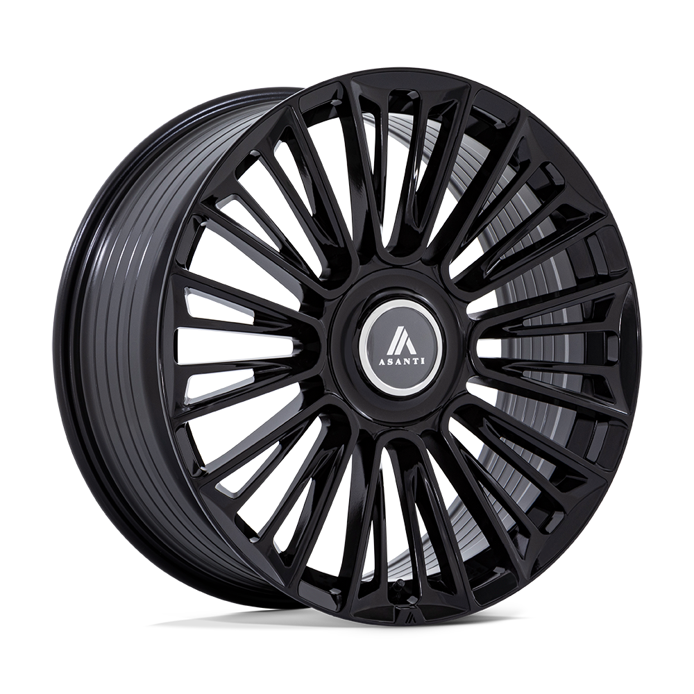 Asanti Black Ab049 Premier 22X9.5 5X120/5X127/5X127 +30MM Gloss Black