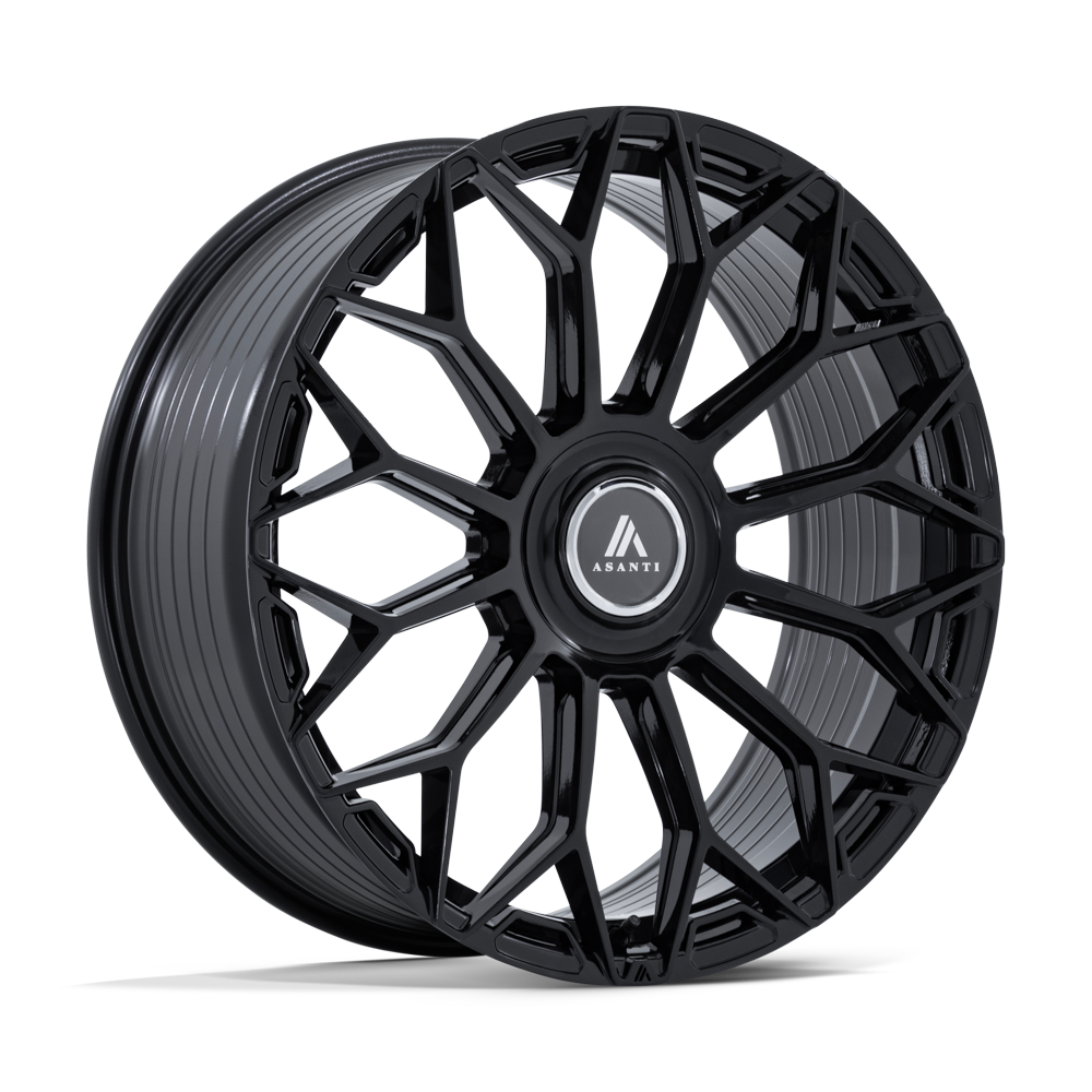 Asanti Black Ab051 Envoy 24X10 BLANK +20MM Gloss Black