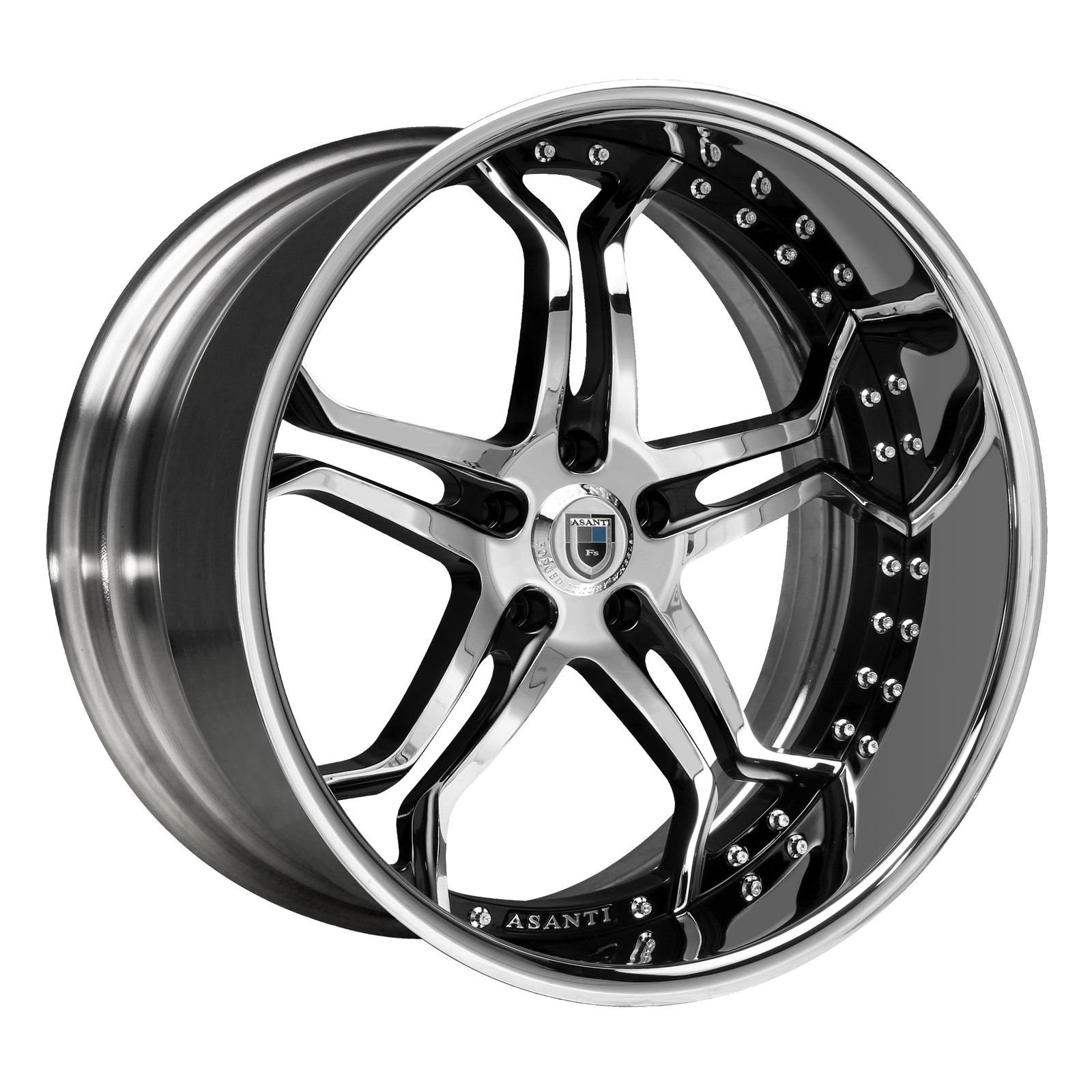 Asanti - AF173 2PC 22X10 5X112 +30 Brushed