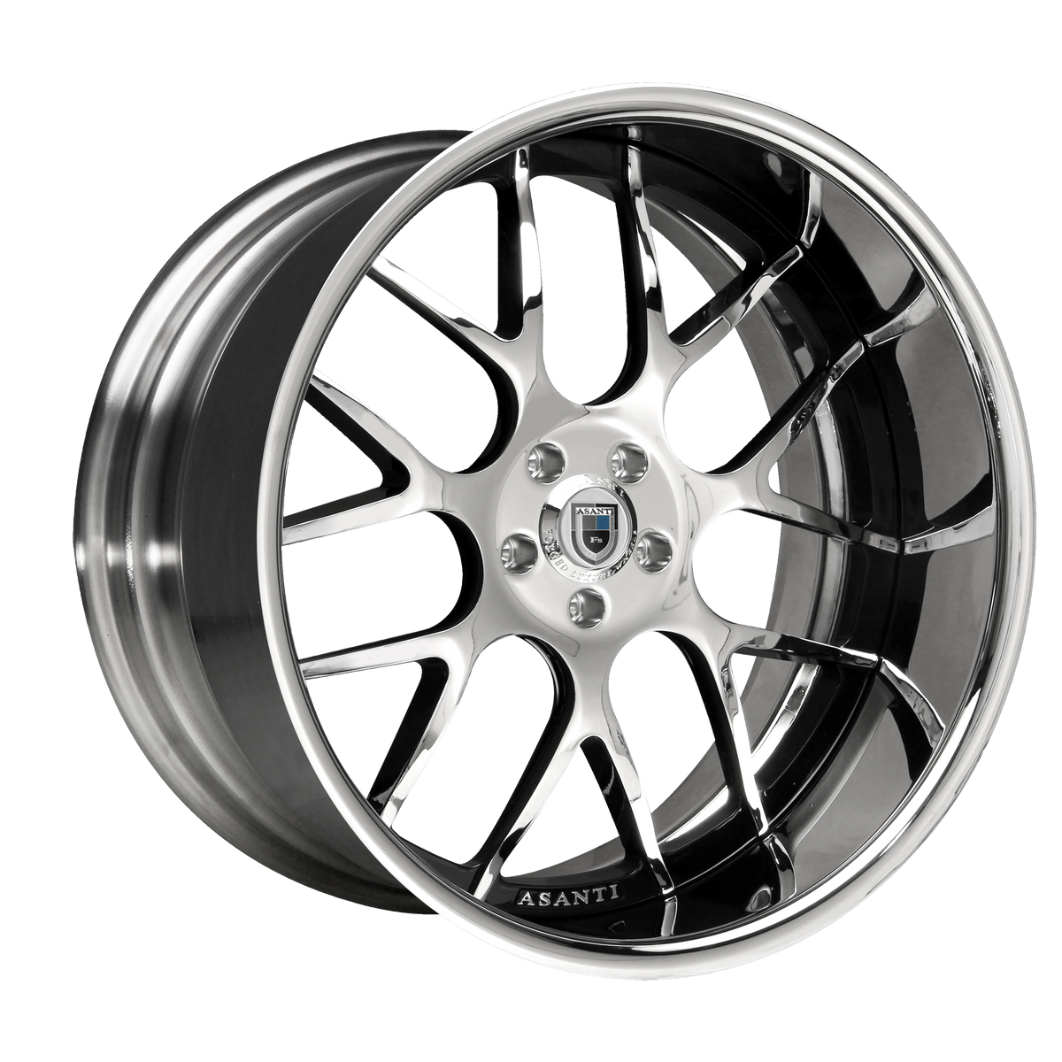 Asanti - AF174 2PC 22X10 5X112 +30 G-black